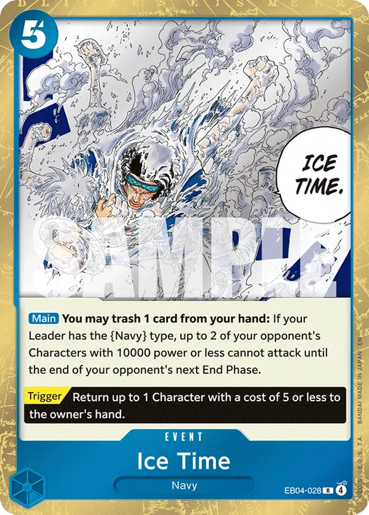 EB04-028 - OP14 - Ice Time - Near Mint - OP14 - ENG - rara - Standard Foil