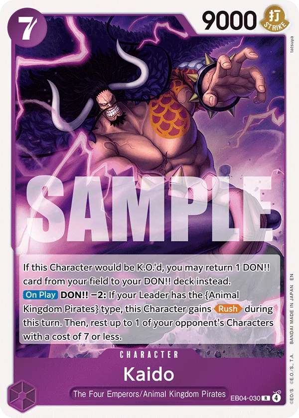 EB04-030 - OP14 - Kaido - Near Mint - OP14 - ENG - rara - Standard Foil