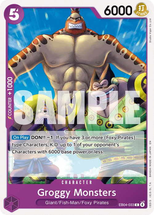 EB04-033 - OP14 - Groggy Monsters - Near Mint - OP14 - ENG - comune - Standard Matt