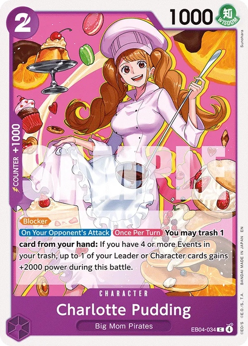 EB04-034 - OP14 - Charlotte Pudding - Near Mint - OP14 - ENG - comune - Standard Matt