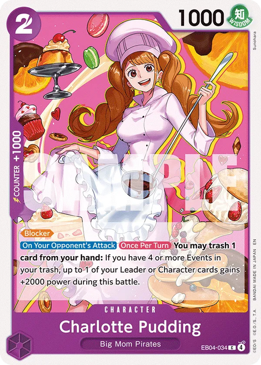 EB04-034 - OP14 - Charlotte Pudding - Near Mint - OP14 - ENG - comune - Standard Matt