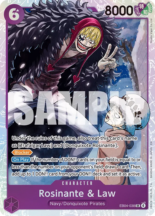 EB04-038 - OP14 - Rosinante & Law - Near Mint - OP14 - ENG - super rara - Standard Foil
