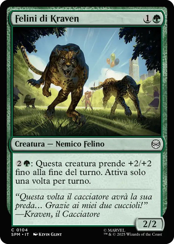 Felini di Kraven 0104 C FOIL