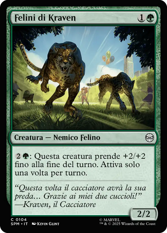 Felini di Kraven 0104 C FOIL
