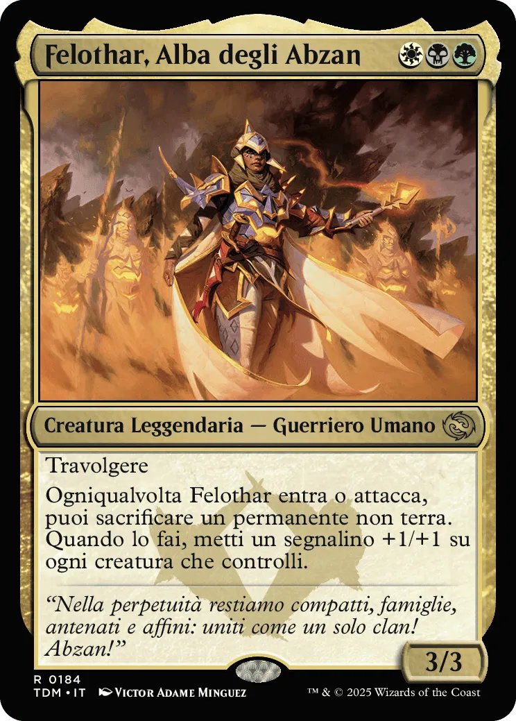 Felothar, Alba degli Abzan-R0184-FOIL