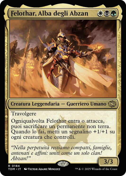 Felothar, Alba degli Abzan-R0184-FOIL