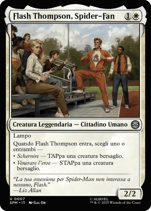 Flash Thompson, Spider-Fan 0007 U FOIL