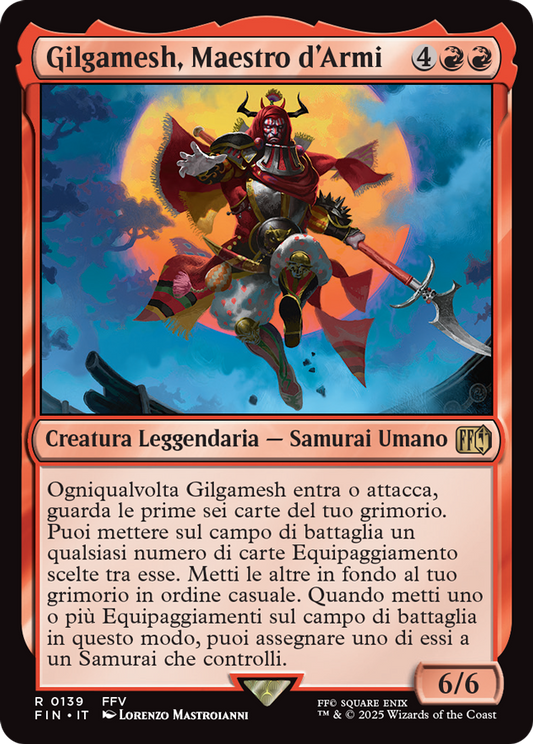 Gilgamesh, Maestro d'Armi-R0139