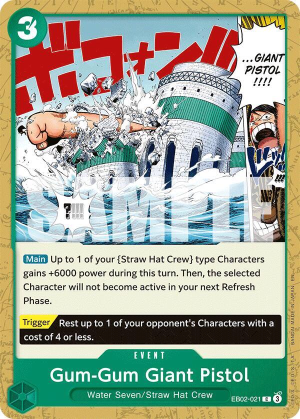 Gum-Gum Giant Pistol - Extra Booster Anime 25th Collection (EB-02) 021
