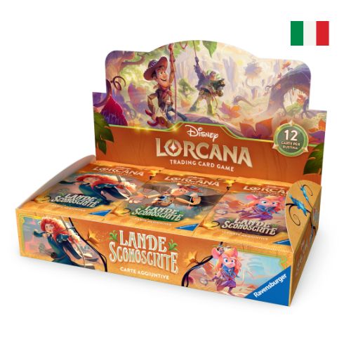 Lorcana TCG Disney - Lande Sconosciute Box 24 Bustine - ITA