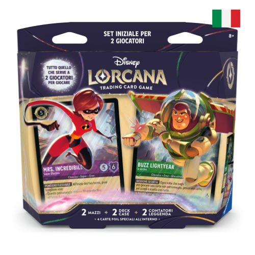 Lorcana TCG Disney - Lande Sconosciute 2-Player Starter Decks - ITA