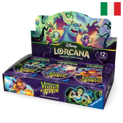 Lorcana TCG Disney - Viticcio all'Attacco! - Box 24 Bustine - ITA - PRENOTA