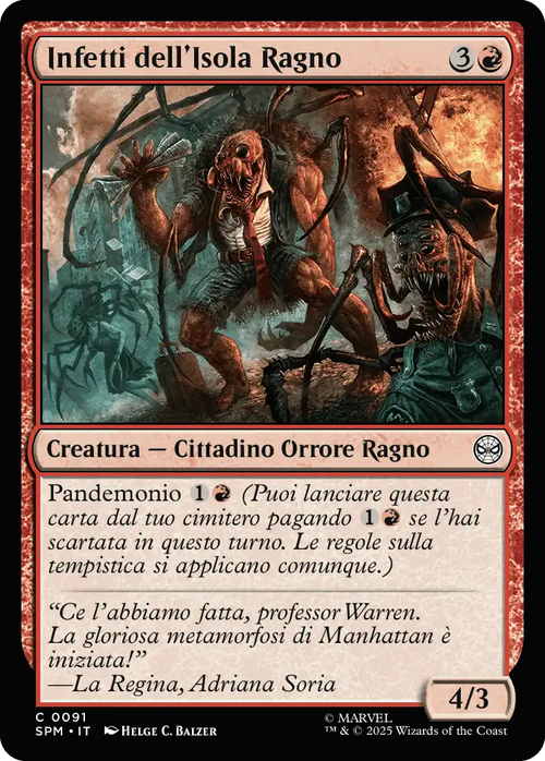 Infetti dell'Isola Ragno 0091 C