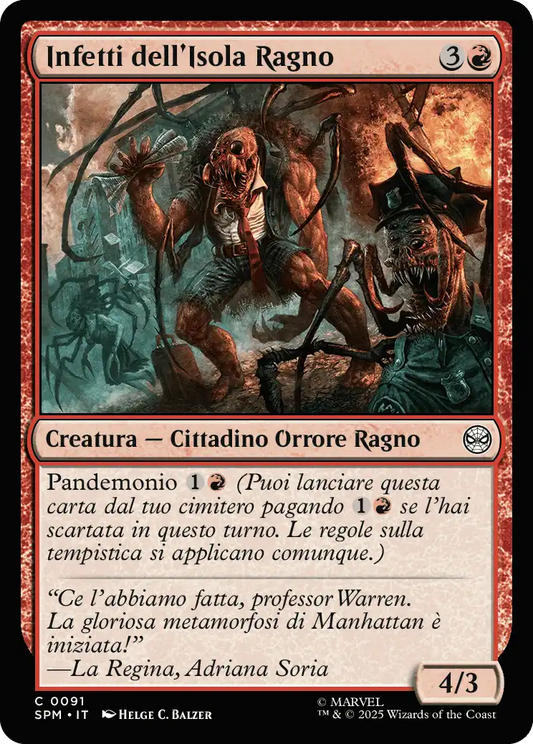 Infetti dell'Isola Ragno 0091 C FOIL