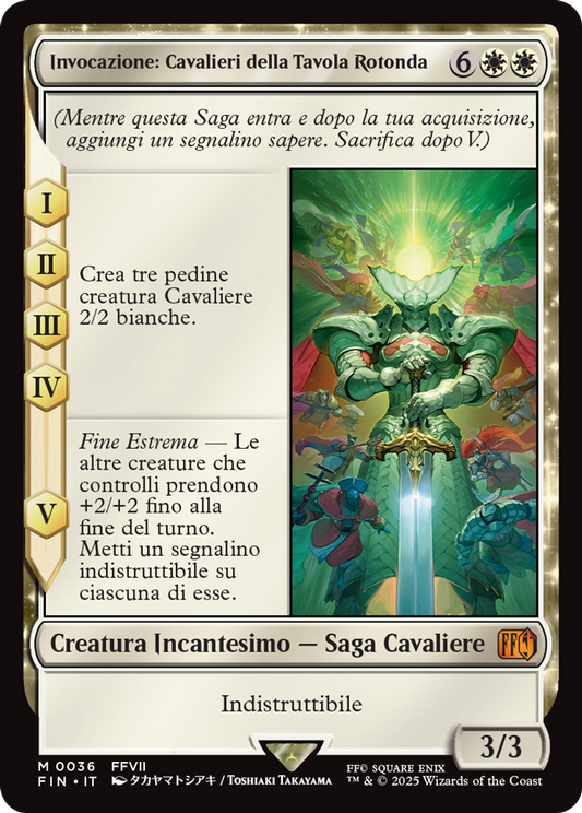 Invocazione Cavalieri della Tavola Rotonda-M0036-FOIL
