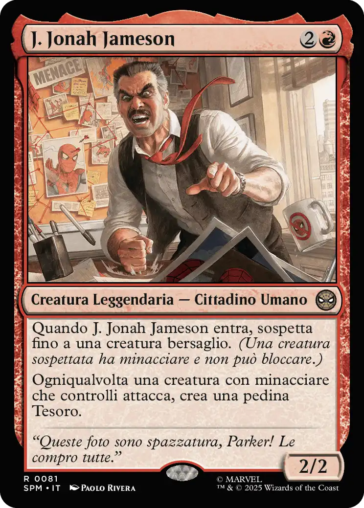 J. Jonah Jameson 0081 R FOIL