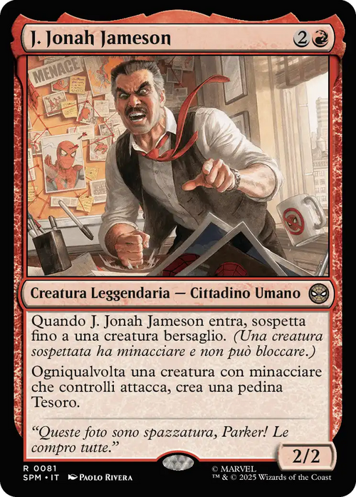 J. Jonah Jameson 0081 R FOIL