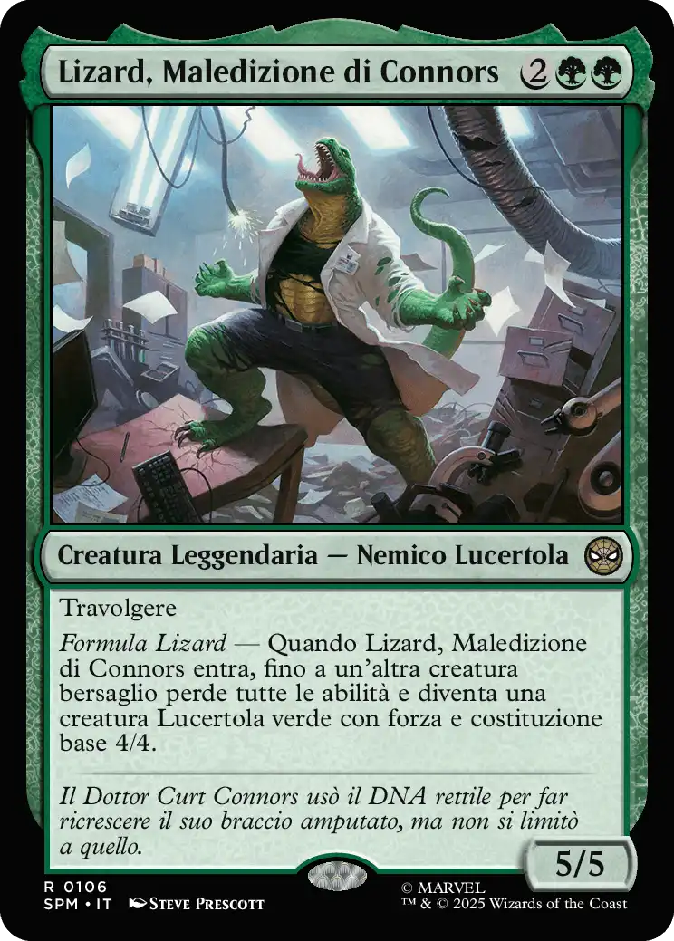 Lizard, Maledizione di Connors 0106 R FOIL