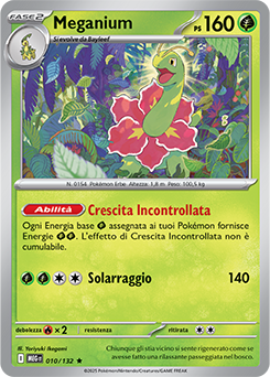 Meganium 	-	rara h	-	Near-mint	-	megaevoluzione	-	ita	-	holo