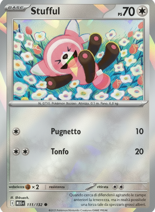Stufful 	-	comune	-	Near-mint	-	megaevoluzione	-	ita	-	reverse	111	-132