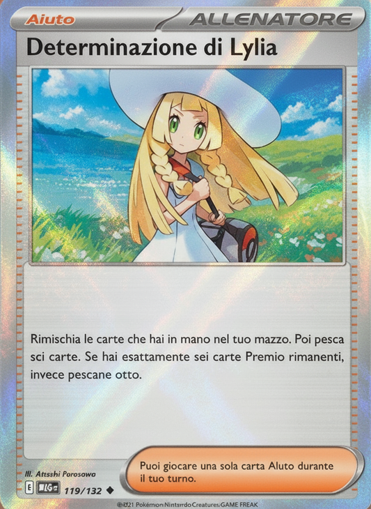 Determinazione di Lylia 	-	non comune	-	Near-mint	-	megaevoluzione	-	ita	-	reverse	119	-132