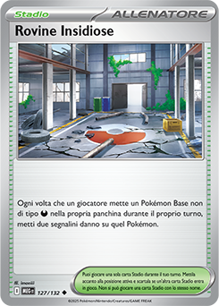 Rovine Insidiose 	-	non comune	-	Near-mint	-	megaevoluzione	-	ita	-		127	-132