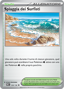 Spiaggia dei Surfisti 	-	non comune	-	Near-mint	-	megaevoluzione	-	ita	-	129	-132