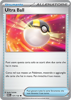 Ultra Ball 	-	comune	-	Near-mint	-	megaevoluzione	-	ita	-		131	-132