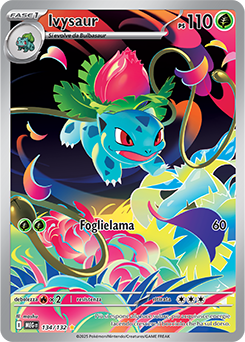 Ivysaur 	-	rara illustrazione	-	Near-mint	-	megaevoluzione	-	ita	-	special	134	-132
