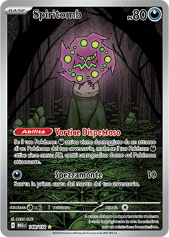 Spiritomb 	-	rara illustrazione	-	Near-mint	-	megaevoluzione	-	ita	-	special	148	-132