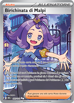 Birichinata di Malpi 	-	ultra rara	-	Near-mint	-	megaevoluzione	-	ita	-	full art	165	-132