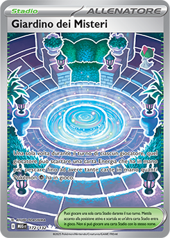 Giardino dei Misteri 	-	ultra rara	-	Near-mint	-	megaevoluzione	-	ita	-	full art	172	-132