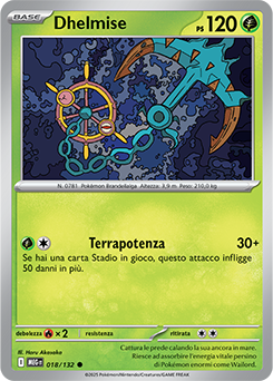 Dhelmise 	-	comune	-	Near-mint	-	megaevoluzione	-	ita	-