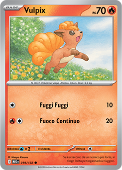 Vulpix 	-	comune	-	Near-mint	-	megaevoluzione	-	ita	-