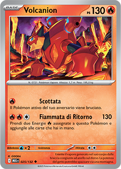 Volcanion 	-	non comune	-	Near-mint	-	megaevoluzione	-	ita	-	25	-132