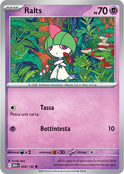 Ralts 	-	comune	-	Near-mint	-	megaevoluzione	-	ita	-		58	-132