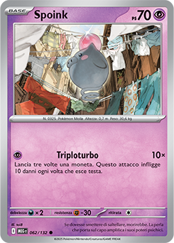 Spoink 	-	comune	-	Near-mint	-	megaevoluzione	-	ita	-		62	-132