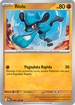 Riolu 	-	comune	-	Near-mint	-	megaevoluzione	-	ita	-		76	-132