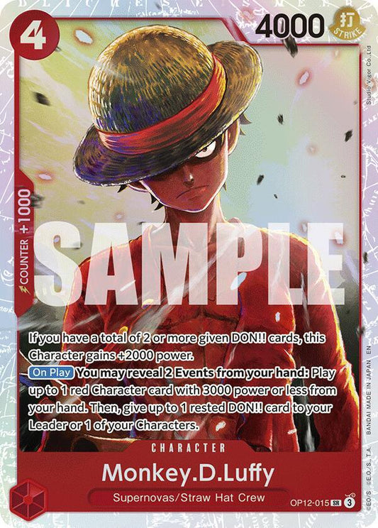 Monkey.D.Luffy - Legacy of the Master (OP12) 015 Foil