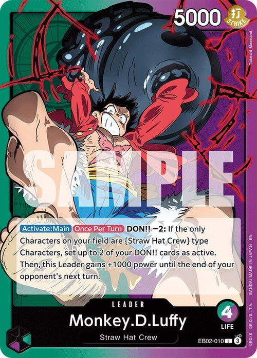 Monkey.D.Luffy (010) - Extra Booster Anime 25th Collection (EB-02) 010