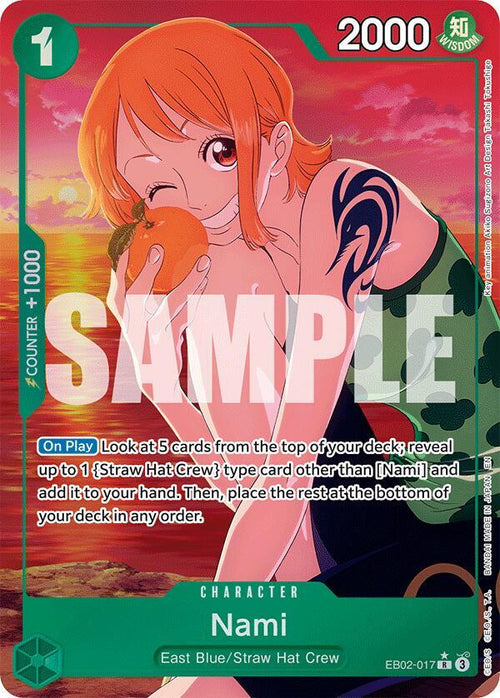 Nami (Alternate Art) - Extra Booster Anime 25th Collection (EB-02) 017