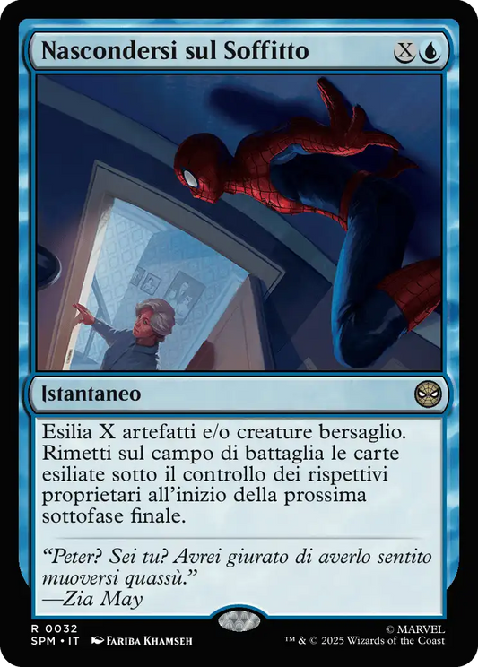Nascondersi sul Soffitto 0032 R FOIL