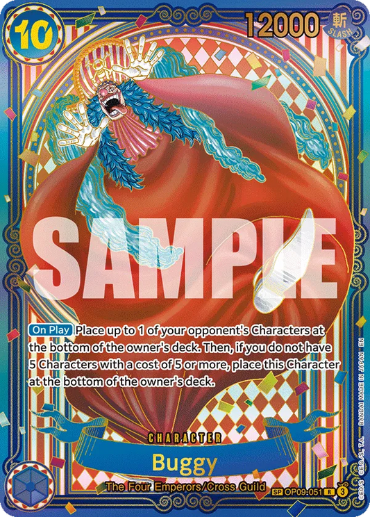 OP09-051 - OP14 - Buggy - Near Mint - OP14 - ENG - special card - Parallel Alt-Art SP