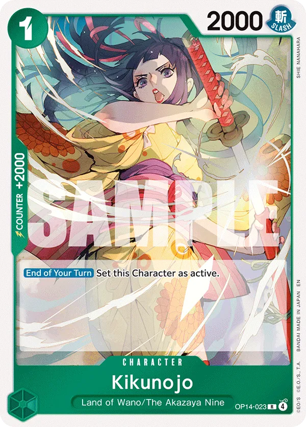 OP14-023 - OP14 - Kikunojo - Near Mint - OP14 - ENG - rara - Standard Foil