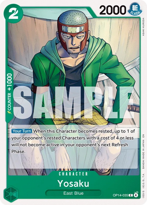 035/218 - OP14 - Yosaku - Near Mint - The Azure Sea's Seven - ENG - comune