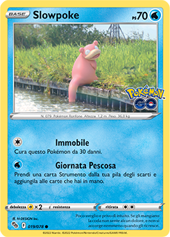 19/78-Slowpoke 	-	comune	-	Near-meat	-	pokemon go	-	ita	-	reverse