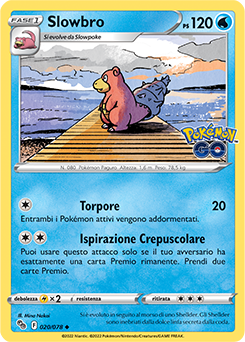 20/78-Slowbro 	-	non comune	-	Near-meat	-	pokemon go	-	ita	-	reverse