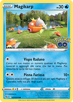21/78-Magikarp 	-	comune	-	Near-meat	-	pokemon go	-	ita	-	reverse