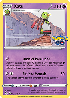 33/78-Xatu 	-	non comune	-	Near-meat	-	pokemon go	-	ita	-