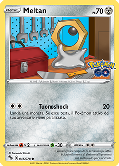 45/78-Meltan 	-	comune	-	Near-meat	-	pokemon go	-	ita	-